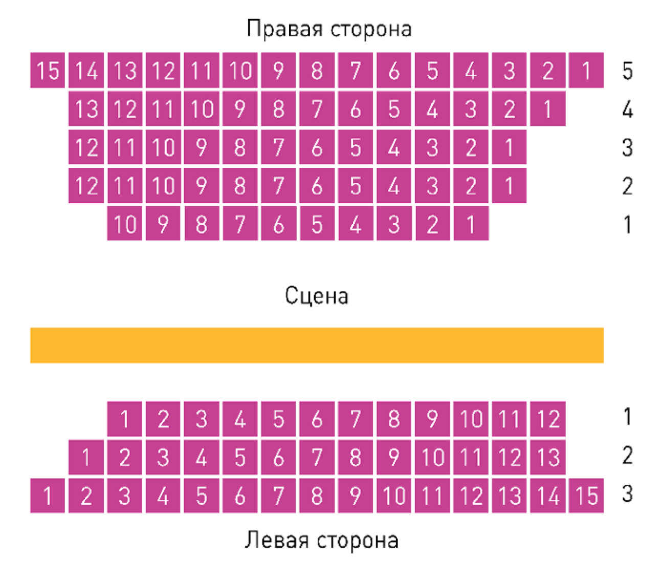 театр пушкина красноярск схема зала
